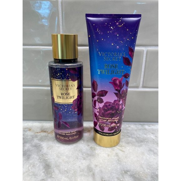 Victoria's Secret Other - NEW Victoria's Secret Fragrance Lotion & Mist Set Rose Twilight